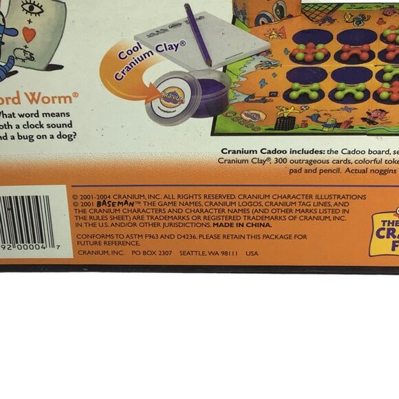 Cranium Cadoo The Outrageous Game That's All Kinds of Fun! Family Board Game - Picture 4 of 8